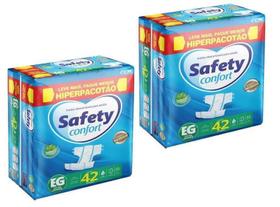 KIT 2 FRALDA GERIATRICA SAFETY CONFORT EG 42 = 84 un