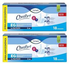 Kit 2 Fralda Geriátrica Tena Confort Tam EG 18UN - Essity