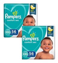 Kit 2 Fralda Pampers Confortsec Super Bag Atacado Barato