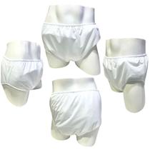 Kit 2 Fralda Plastica Geriatrica Reutilizável S/Botão 2und