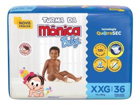 Kit 2 Fralda Turma Da Mônica Baby Mega XXG Atacado