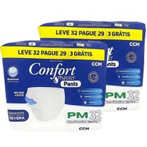 Kit 2 Fraldas Calça Descartável Geriátrica Adulto Confort Master Pants - PM GXG