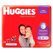 Kit 2 Fraldas Huggies Roupinha Supreme Care G c/18 Unidades Kit 2 Fraldas Huggies Roupinha Supreme Care G c/18 Unidades