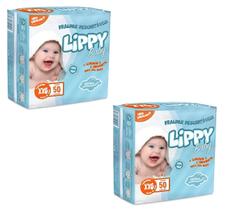 Kit 2 Fraldas Infantis Lippy Baby Pacote Econômico XXG - 50 Tiras Kit 2 Fraldas Infantis Lippy Baby Pacote Econômico XXG - 50 Tiras