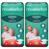 Kit 2 Fraldas Masterfral Confort Xg c/7 Unidades cada
