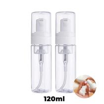 kit 2 Frasco 120ml Espumador Limpeza Extensão em Cílios