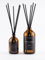 Kit 2 Frascos Âmbar para Difusor de Ambiente (100ml + 250ml) com Varetas - Design Minimalista Cor:Branca Kit 2 Frascos Âmbar para Difusor de Ambiente (100ml + 250ml) com Varetas - Design Minimalista Cor:Branca