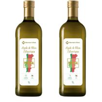 Kit 2 frascos azeite de oliva extravirgem members mark importado 1l português, puro e aromático