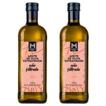 Kit 2 frascos azeite importado members mark não filtrado 1l puro, encorpado e produzido em portugal