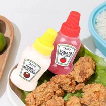 Kit 2 Frascos Bisnaga Para Molhos Ketchup Mostarda Mini R508