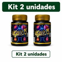 Kit 2 Frascos de Vegetal 15 com 15 Cápsulas cada