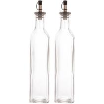 Kit 2 Frascos de Vidro para Vinagre Garrafa para Azeite com Bico Dosador 510ml Transparente Kit 2 Frascos de Vidro para Vinagre Garrafa para Azeite com Bico Dosador 510ml Transparente