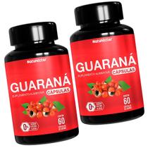 Kit 2 Frascos Guaraná Energia 100% Suplemento Alimentar Natural Vitamina Pura Natunectar 120 Capsulas