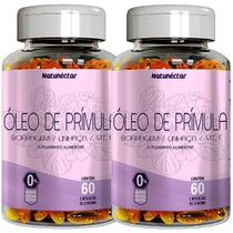 Kit 2 Frascos Óleo de Prímula Gelatinosas Vitamina E Borragem Linhaça Femme 120 Cápsulas Suplemento Alimentar Natural