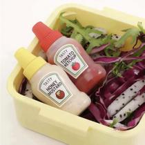 Kit 2 Frascos Para Molhos Mostarda Ketchup Bisnaga Mini R508 Kit 2 Frascos Para Molhos Mostarda Ketchup Bisnaga Mini R508