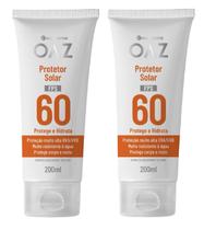 Kit 2 frascos Protetor solar OAZ Fps 60 200ml creme