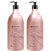 Kit 2 Frascos Shampoo Importado Apogee Serie Members Mark 1L Hidratação e Cuidado Profissional