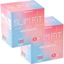 Kit 2 Frascos Slim Fit Suplemento Alimentar Natural Original Café Verde Psyllium Laranja Moro Fibras 240 Cápsulas Natunéctar Kit 2 Frascos Slim Fit Suplemento Alimentar Natural Original Café Verde Psyllium Laranja Moro Fibras 240 Cápsulas Natunéctar