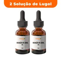 Kit 2 Frascos Solução de Lugol 5% -30ml (IO DO)