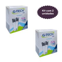 Kit 2 Frascos Tiras de Teste G-Tech Vita C/ 50 tiras - 100 total
