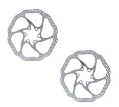 Kit 2 Freio a Disco Rotor 160/160mm Bicicleta Aro 20,24,26,27,5,29 Mtb X-time