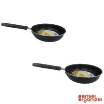 KIT 2 Frigideira 1 Ovo Antiaderente 0.007 Aluminio - Dona Chefa