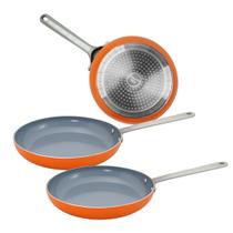 Kit 2 Frigideira De Indução Berlim De Cerâmica Antiaderente 24cm