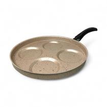 Kit 2 Frigideiras Antiaderente Colore 4 Ovos Bege Stone Aa 26cm