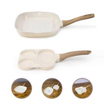 Kit 2 Frigideiras Grill Cerâmico Premium Indução - Vanilla Kit 2 Frigideiras Grill Cerâmico Premium Indução - Vanilla