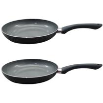 Kit 2 Frigideiras Indução Revestida Cerâmico Antiaderente Fratelli 26cm + 28cm