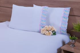 Kit 2 Fronha 200 Fios 90x50 + 2 Big Travesseiro Silicone