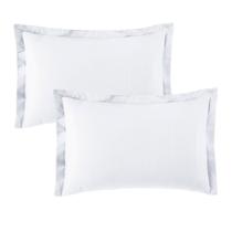 Kit 2 fronha 3 abas - 50 x 70 - diversas cores - bom sono