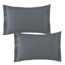 Kit 2 fronha 3 abas - 50 x 70 - slim marinho - bom sono