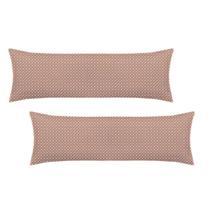 Kit 2 fronha body pillow - 40 x 130 - slim lotus - bom sono Kit 2 fronha body pillow - 40 x 130 - slim lotus - bom sono