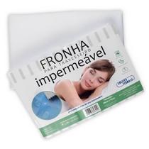 Kit 2 Fronhas 100% Impermeaveis Tecido Zíper Não Alérgico