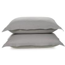 Kit 2 Fronhas 200 Fios Karsten Tom Cinza Kit 2 Fronhas 200 Fios Karsten Tom Cinza