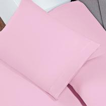 Kit 2 Fronhas 70cm x 50cm Soft Par Capa para Travesseiro Envelope 100% Poliéster 180 Fios Colorida