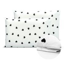 Kit 2 Fronhas 70cmx50cm Com Zíper Percal 180 Fios Estampado Kit 2 Fronhas 70cmx50cm Com Zíper Percal 180 Fios Estampado