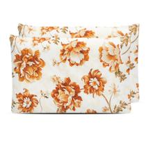 Kit 2 Fronhas 70x50cm Com Bainha ponto palito Percal 180 fios Estampado