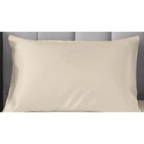 Kit 2 Fronhas 90cmx50cm Seda Charmousse Anti frizz Tamanho Especial