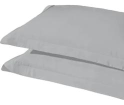 Kit 2 Fronhas Algodão Percal 180 Fios Com 3 Abas Extra Macio Com Transpasse 70x50cm Kit 2 Fronhas Algodão Percal 180 Fios Com 3 Abas Extra Macio Com Transpasse 70x50cm