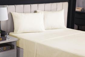 Kit 2 Fronhas Avulsa para Travesseiro 50x70cm Lisa Percal 200 fios 100% Algodão Cor: Cinza