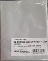 KIT 2 FRONHAS AVULSAS INFINIT LISA 200 FIOS 50x70 CINZA - CAZINI