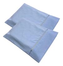 Kit 2 Fronhas Bebê 30X40 100% Algodão 200 Fios Ponto Pal Azu