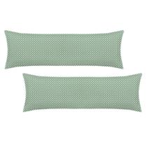 Kit 2 Fronhas Body Pillow Altenburg 40x130 Organic Slim Acetinado