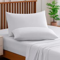 Kit 2 Fronhas Capa Protetora Impermeáveis C/ ziper