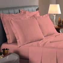 Kit 2 Fronhas Com Abas 3 Lados 90cmx50cm Percal 180 fios