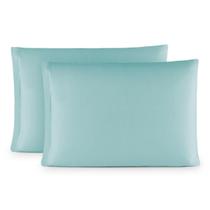 Kit 2 Fronhas Com Zíper Malha Gel Lisas