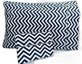 Kit 2 Fronhas King 90X50 100% Algodão 150 Fios Ponto Palito Kit 2 Fronhas King 90X50 100% Algodão 150 Fios Ponto Palito