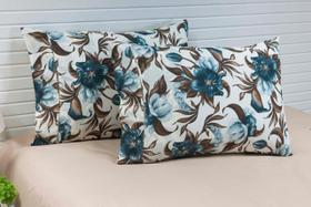 Kit 2 Fronhas King 90X50 Algodão 150Fios Ponto Palito Cinza Kit 2 Fronhas King 90X50 Algodão 150Fios Ponto Palito Cinza